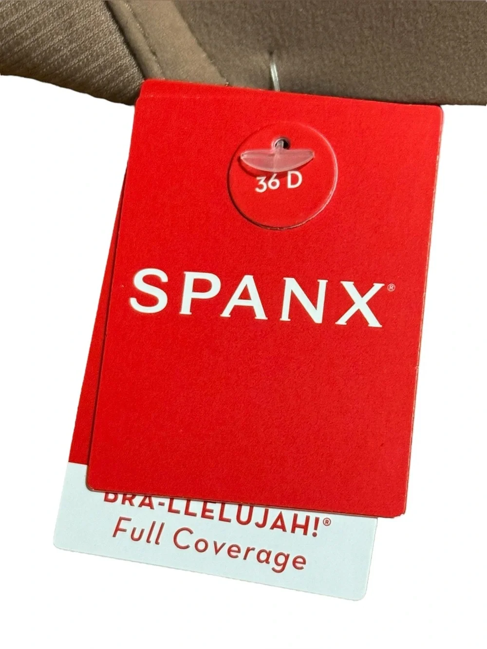 Spanx Full Coverage Bra-llelujah Bra Sz 36D NWT Color Cafe Au Lait